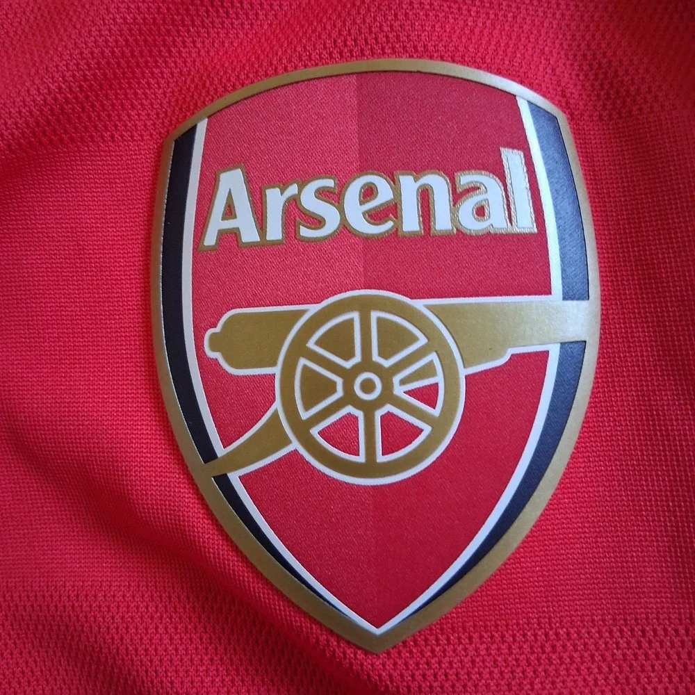 Puma Arsenal FC Soccer Jersey Men's XL Red White 2015-2016 Football Home